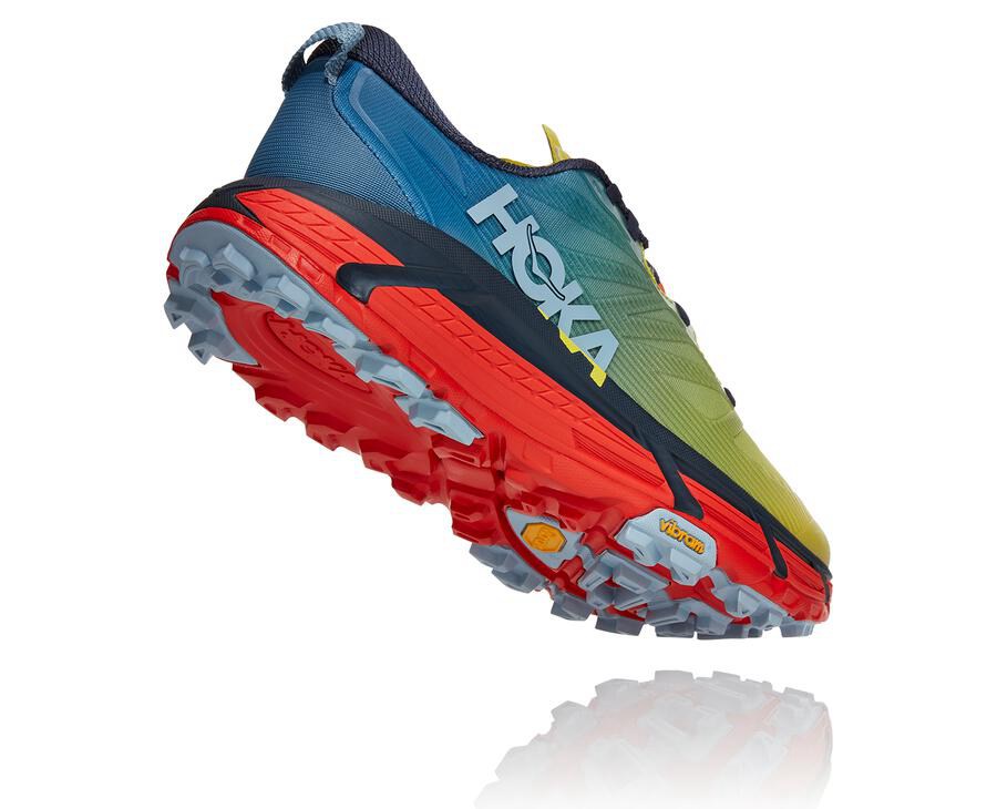 Hoka One One Trailsko Herre - Mafate Speed 3 - Blå - 507842TCD